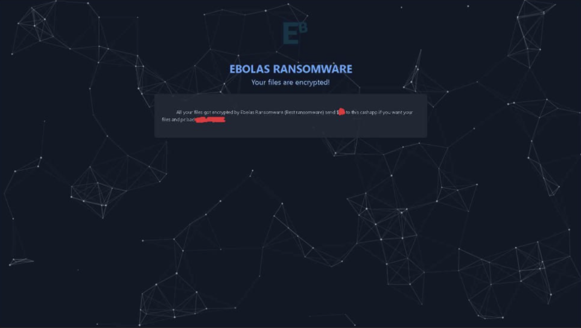 Ebolas lock screen